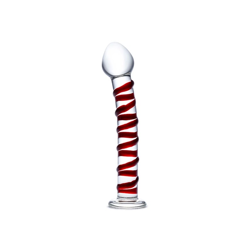 Szklane dildo - Glas Mr. Swirly